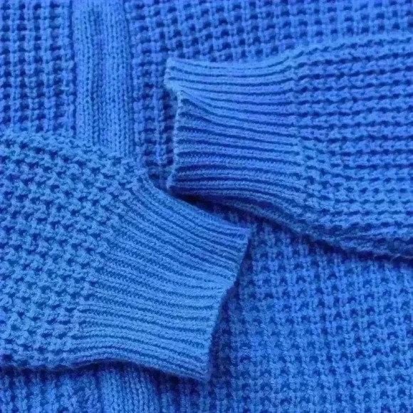 SINCERELY JULES Adjustable Length Cinch Crop Long Sleeve Knit Sweater Women S - Picture 4 of 10